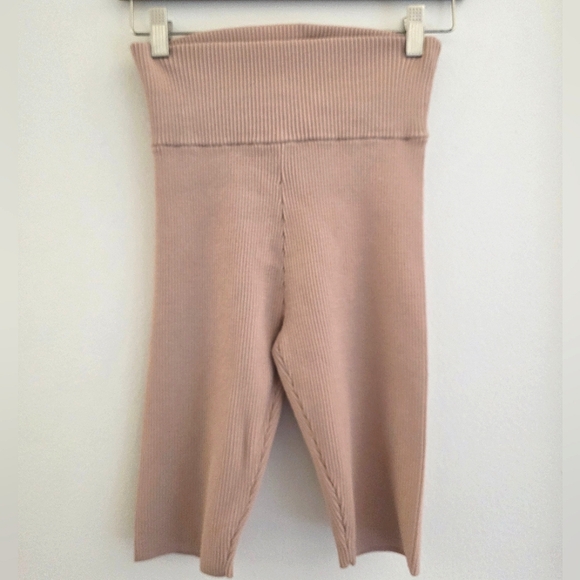 525 America Pants - 525 America Ribbed Biker Shorts‎ In Ballerina